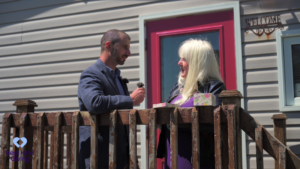 Betty and Eddie Sheer talking about how her story reflects the ways people look out or each other in the Bonavista Peninsula in Newfoundland and Labrador