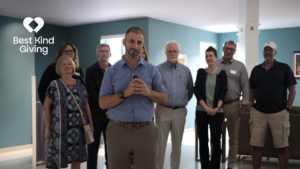 Marit and John, Eddie Sheer, NorthPine Foundation and the team from Lionel Kelland Hospice in Grand Falls-Windsor